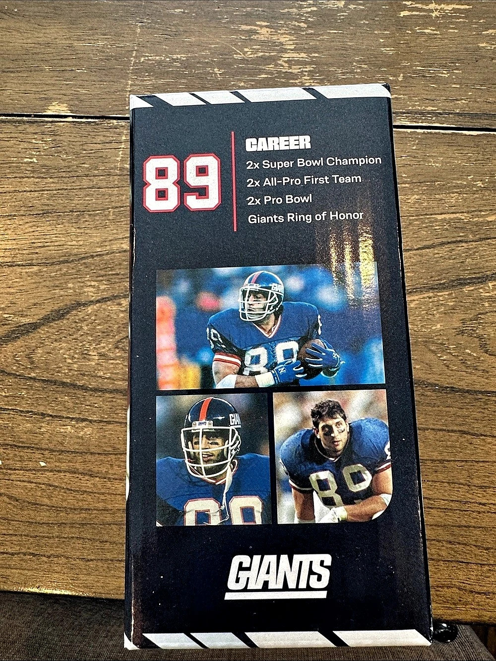 Quest Mark Bavaro #89 Giants collectible box New York Giants Collectible Box